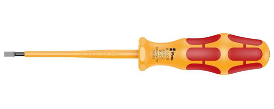 0.8mm x 4mm x 100mm Kraftform VDE Insulated Slotted Screwdriver - 05051583001