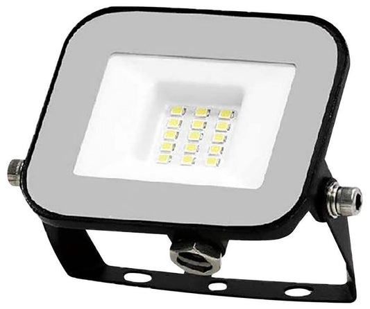 10W LED Floodlight, 3000K, 735lm, Non-Dimmable, Black - 9898