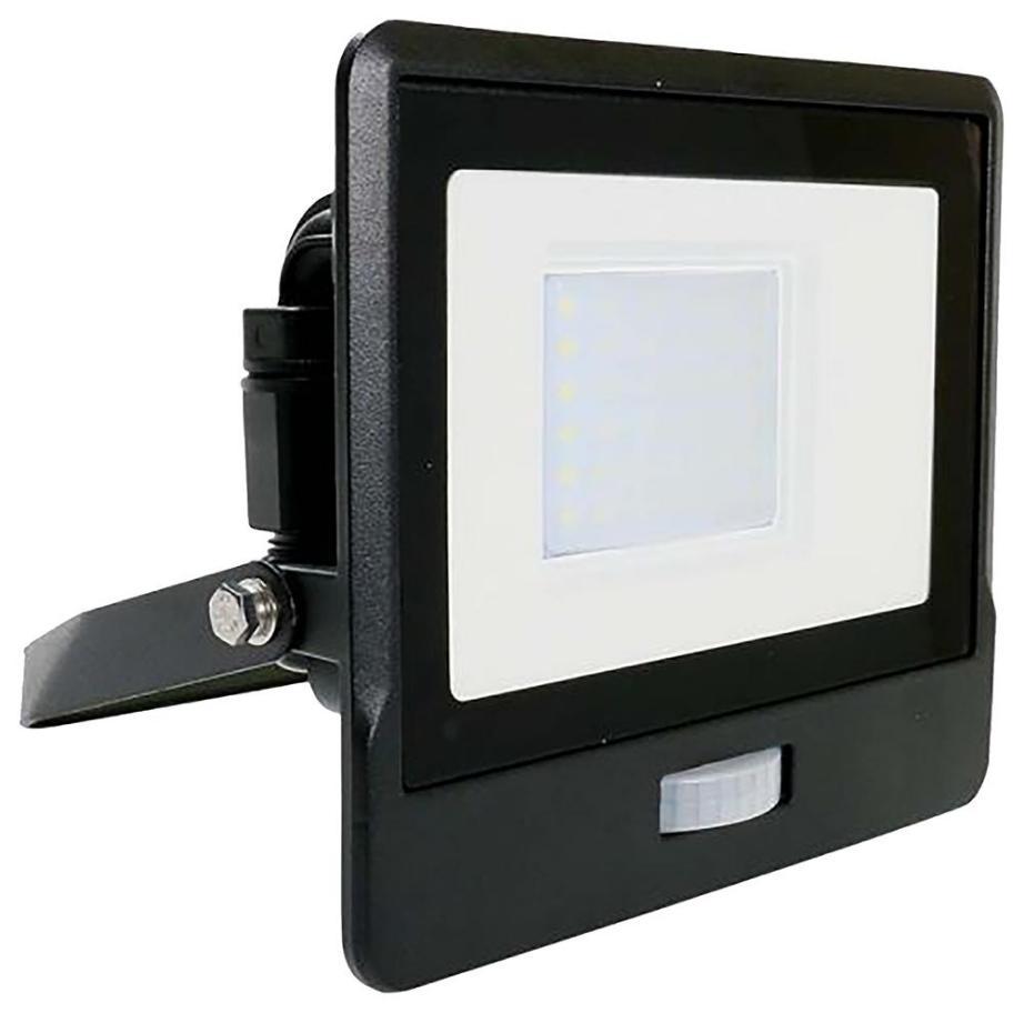 30W LED PIR Floodlight, 3000K, 2340lm, IP65, Non-Dimmable - 20262