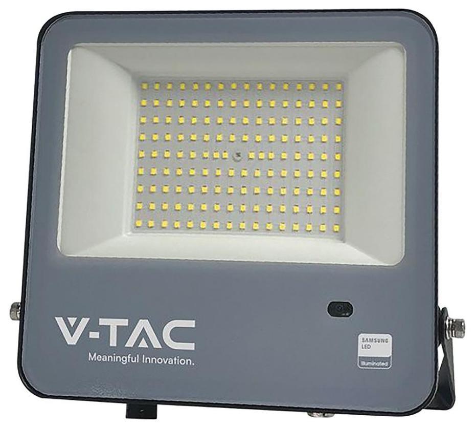 100W LED Floodlight with Photocell, 6500K, 11480lm, IP65, Black - 23191