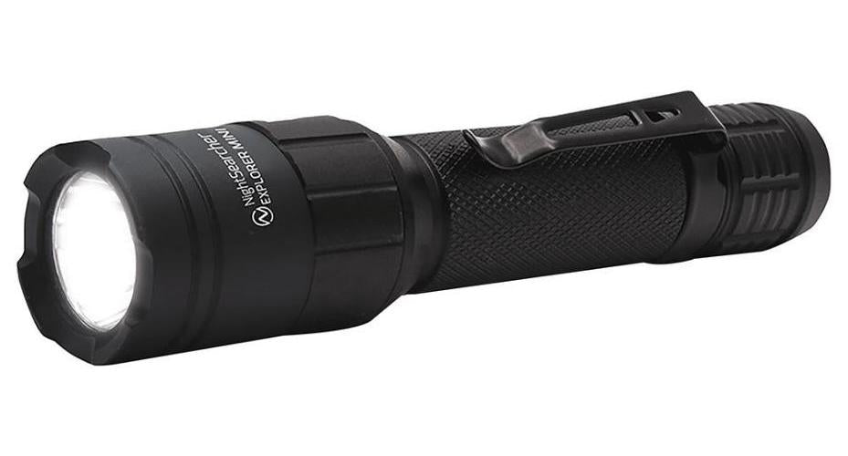 Explorer Mini Rechargeable LED Tactical Torch, 400lm, IK07, Black - NSEXPLORER-MINI