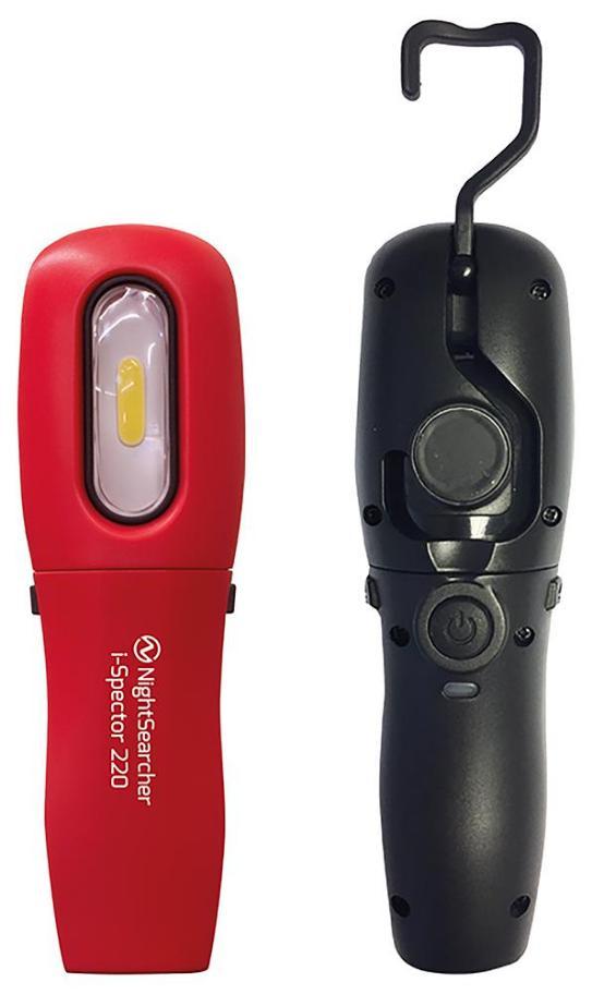 2.2W I-Spector 220 Rechargeable COB LED Inspection Lamp, 220lm, Red - NSI-SPECTOR 220