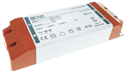 12V, 6.67A, 80W Long Life Constant Voltage LED Driver - TGR-12V-80W