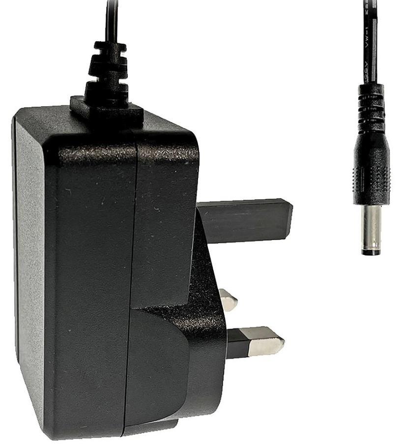 UK Power Supply, 9V DC, 1.67A, 15W, 2.1mm Plug - TP1007-C