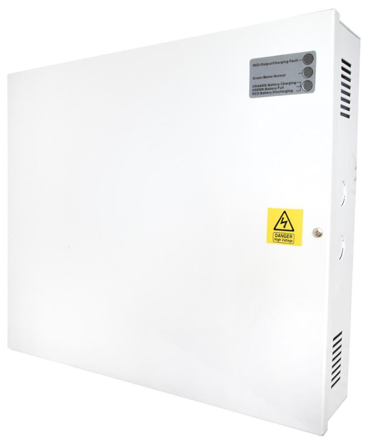 Large AC/DC Boxed Power Supply with Battery Backup, 24V DC, 5A, 240W - HAY-DC24V10ABBLPSU