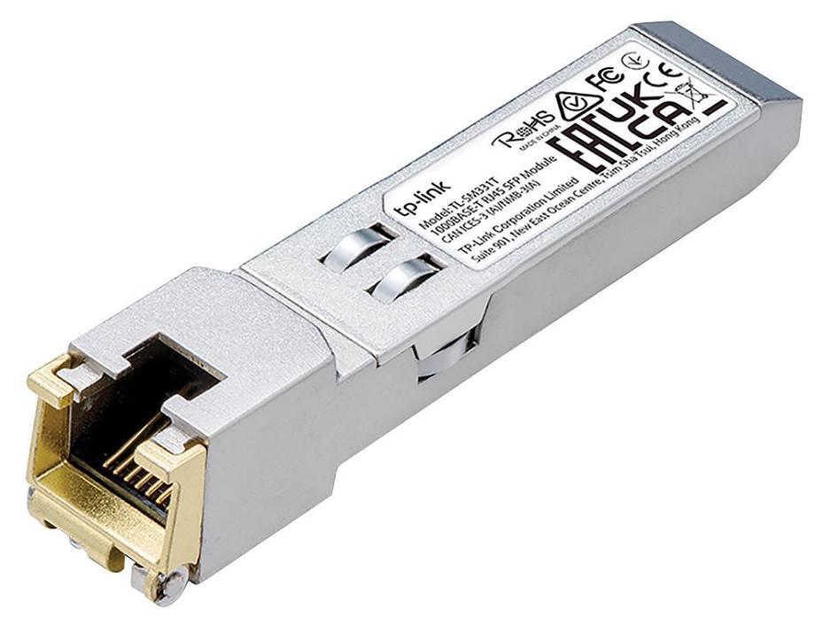 Gigabit RJ45 SFP Transceiver Module, 1000BASE-T - TL-SM331T