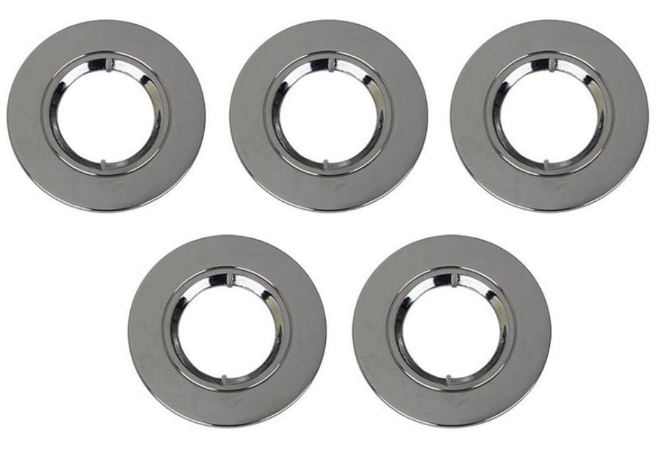 Chrome Bezel for V-TAC Fire Rated Downlights, Pack of 5 - 11235