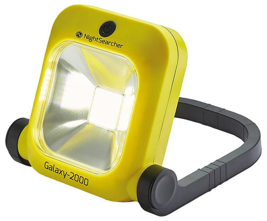 Rechargeable Galaxy 2000 COB LED Work Light, 2000lm, IP54, Yellow - NSGALAXY2000