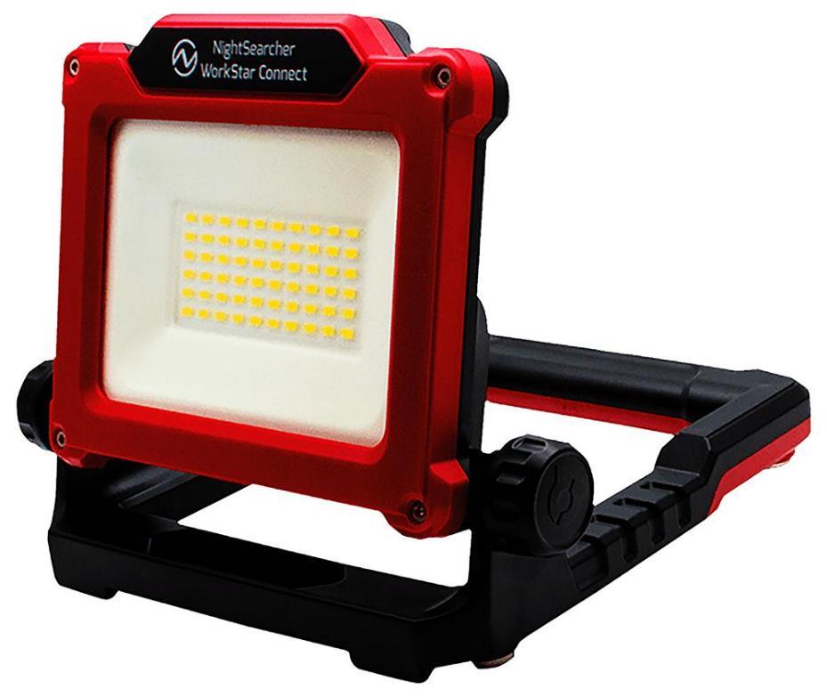 Workstar Connect Portable LED Work Light, 3000lm, IP54, Red - NSWORKSTARCONNECT