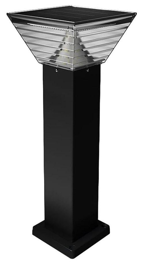 15W Multi-Coloured Square Solar Bollard Light, 200lm, IP65 - NEXSUN-BOLLARD-S