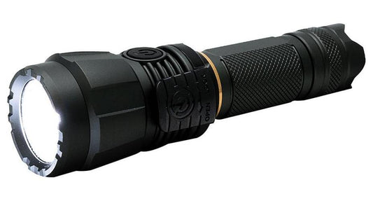 Rechargeable Mini Magnum CREE LED Torch, 2000lm, IP68, Black - NSMINI-MAGNUM