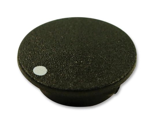 Black Knob Cap with White Dot - MPCL1745