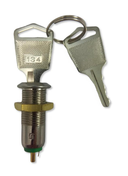 2 Position Micro Keylock Switch, 12mm - MP004581