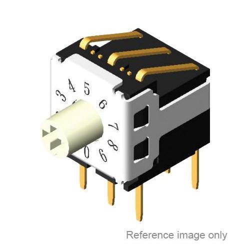 ROTARY CODED SW, 16 POS, 0.025A, 24VDC - MP-R7V3-16RA-V-B