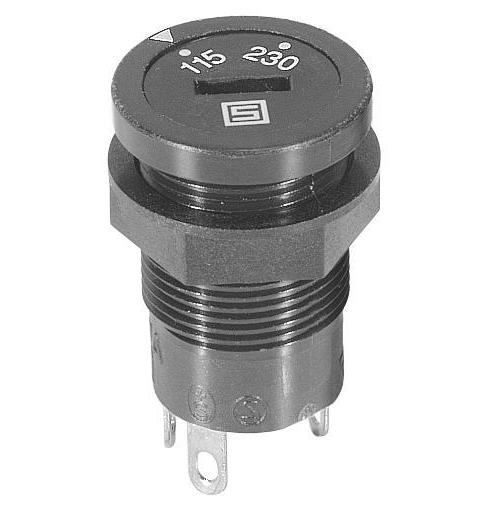 2 Position Voltage Selector Switch, 250V AC, 6.3A, Stage 1 120, Stufe 2 240 - 0033.4504