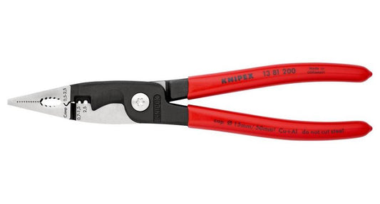 8"(200mm) Multi-Function Electrical Installation Pliers - 13 81 200