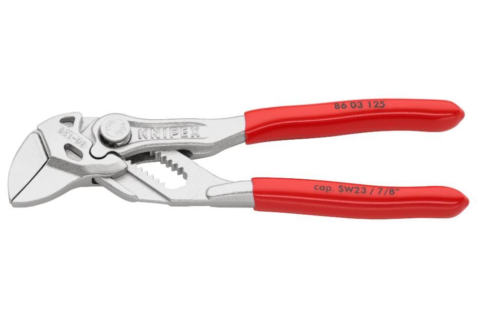 5"(125mm) Chrome Mini Adjustable Pliers Wrench - 86 03 125