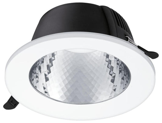 12W Ledinaire Recessed Downlight, 3000K, 1200lm, IP20, Black - 929003165332