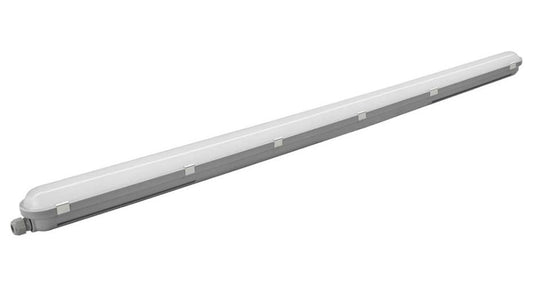 44W Waterproof Ledinaire Batten, 4000K, 4400lm, Symmetrical, Clear, IP65, 1800mm - 911401808085