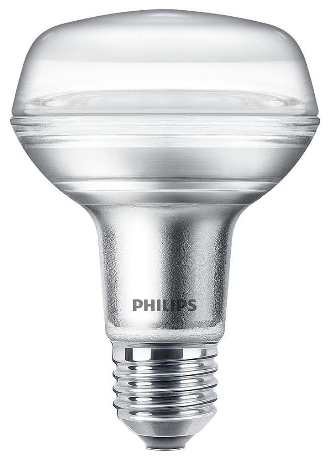 8W LED R80 Bulb, E27, 2700K, 670lm, Non-Dimmable - 929001891602