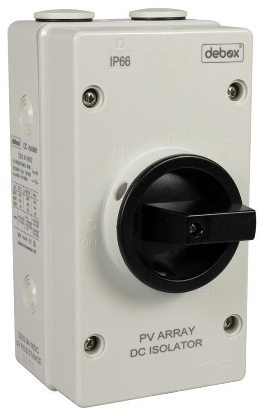 4 Pole DC Isolator Switch, 16A - DE1S.04.16DC