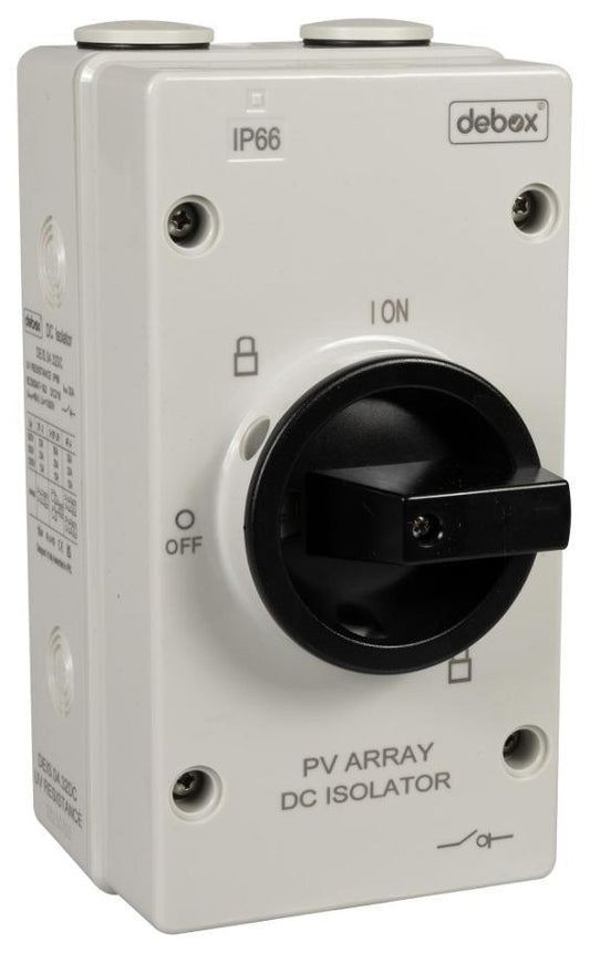 4 Pole DC Isolator Switch, 32A - DE1S.04.32DC