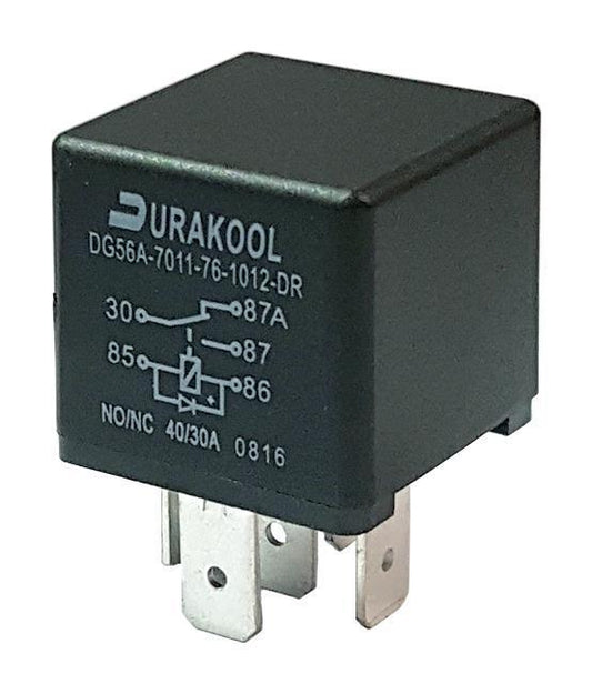 AUTOMOTIVE RELAY, SPDT, 40A, 12VDC - DG56A-7011-76-1012-DR