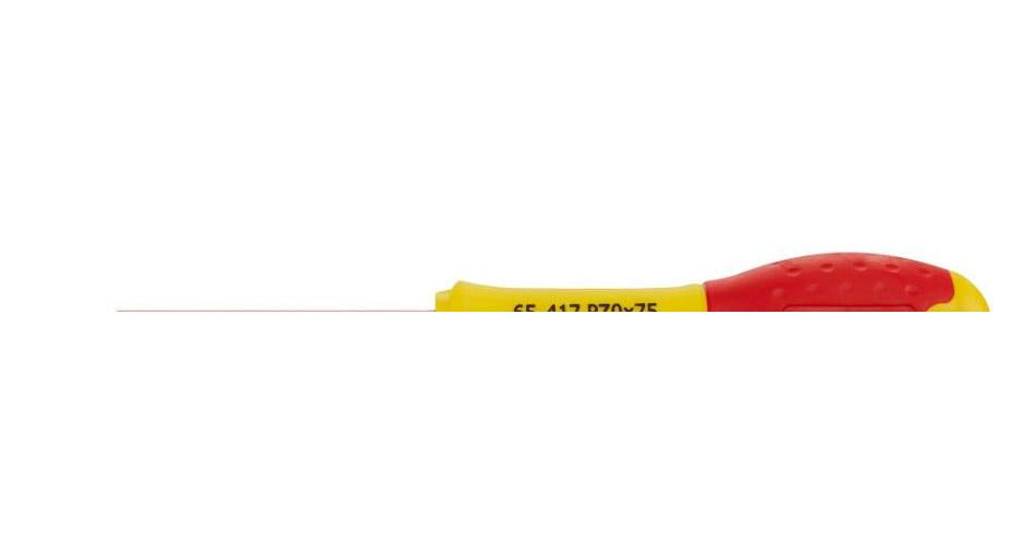 PZ0 x 75mm VDE Insulated Pozidriv Screwdriver - 0-65-417