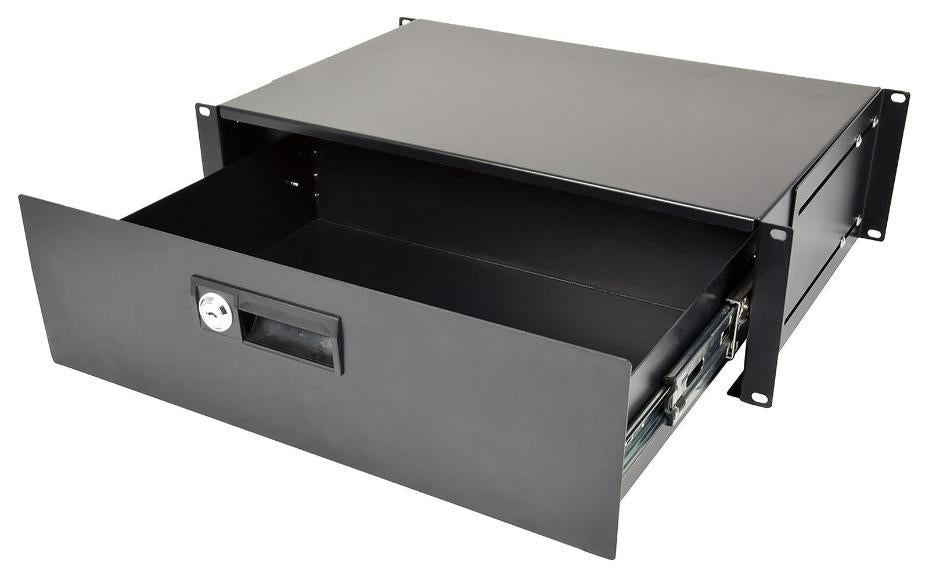 19" Lockable 3U Rack Drawer Unit - 19RD3U