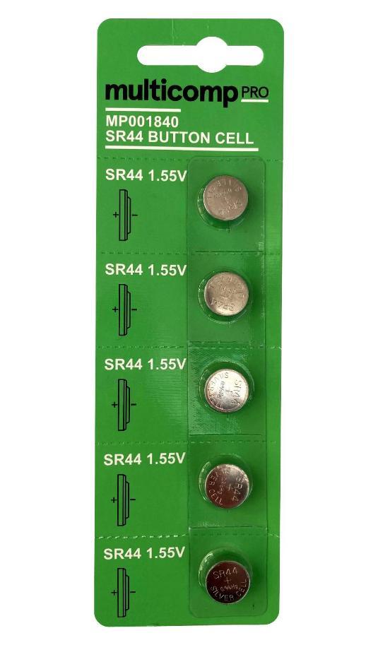 BATTERY, SILVER OXIDE, 1.5V, 0.162AH - MP001840