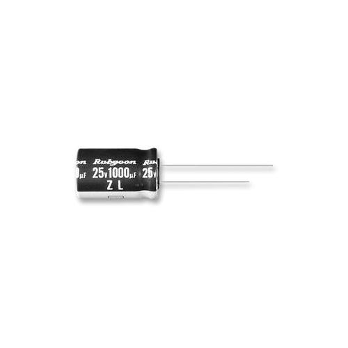 10ZL1000MEFC8X20 Rubycon Capacitor, 1000Uf, 10V