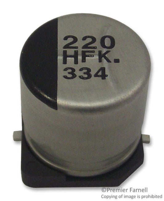 EEEFK1E220R Panasonic Capacitor, Case C, 22Uf, 25V