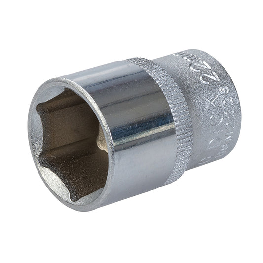 King Dick Socket SD 1/2" Metric 12pt 22mm