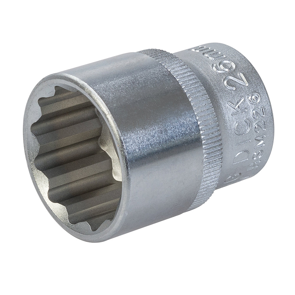 King Dick Socket SD 1/2" Metric 12pt 26mm