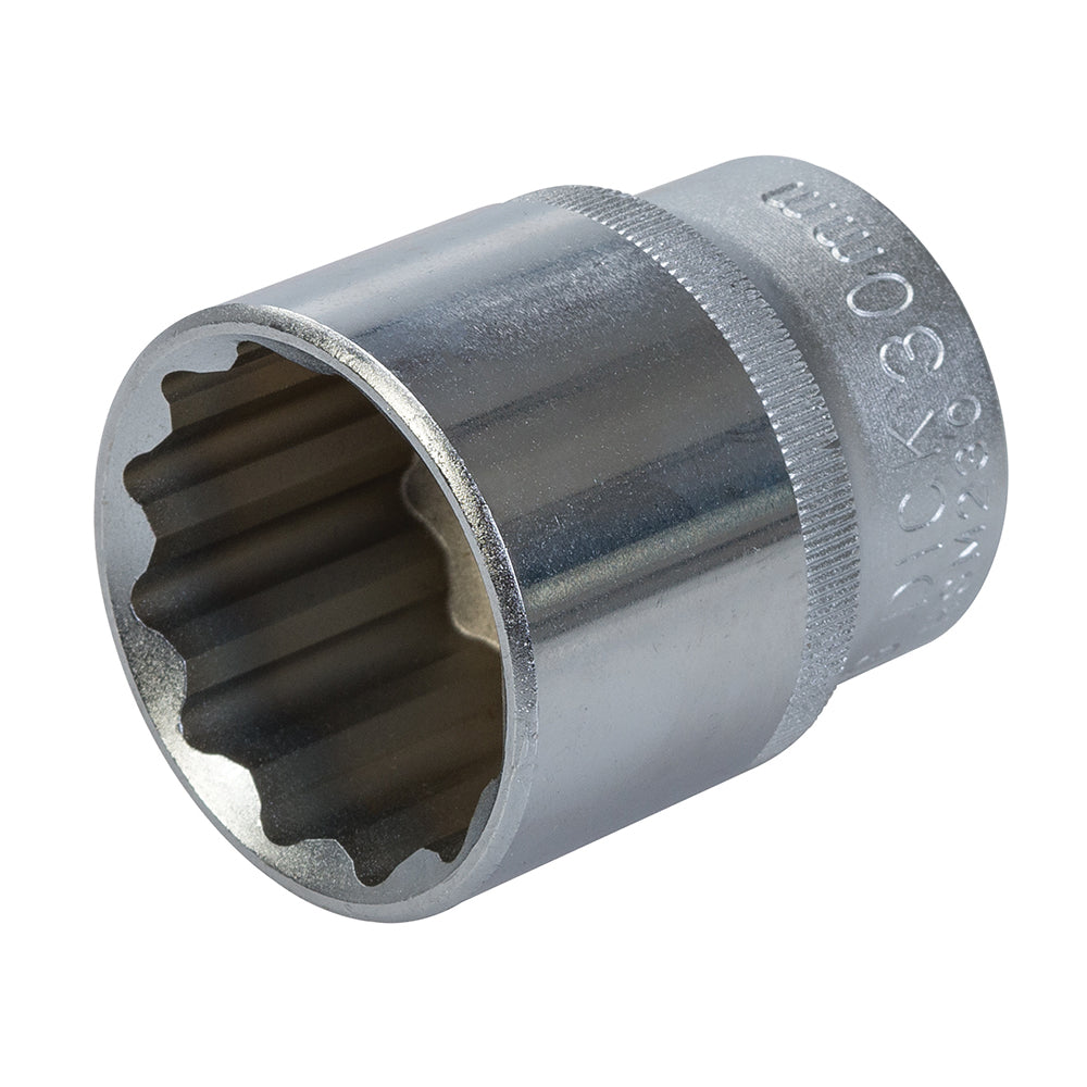 King Dick Socket SD 1/2" Metric 12pt 30mm