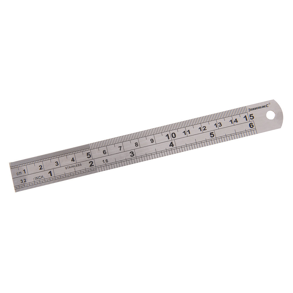 Silverline Steel Rule 150mm