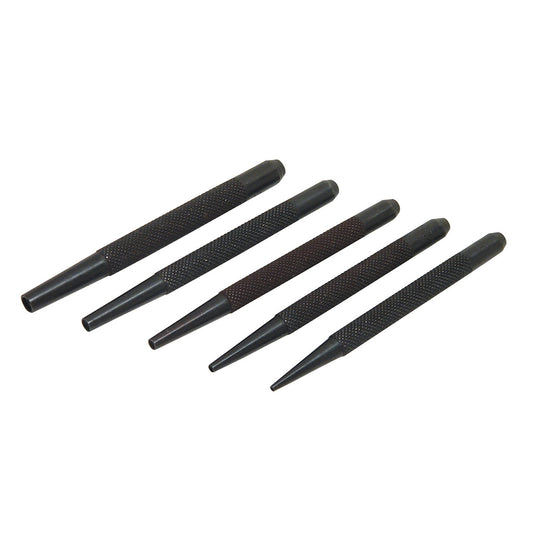 Silverline Nail Punch Set 5pce 1.5 - 5mm