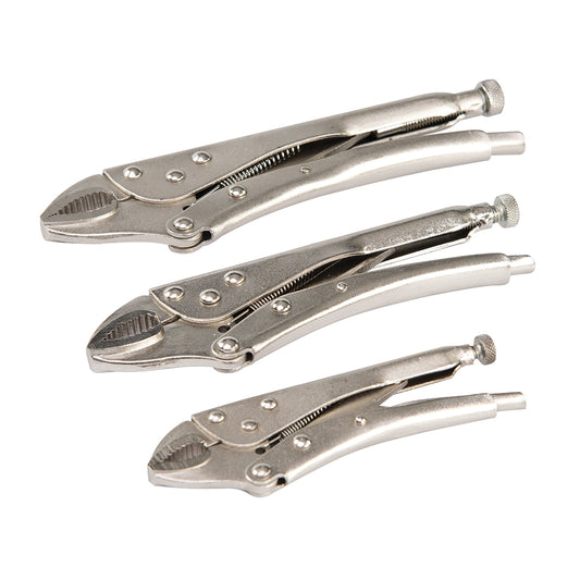 Silverline Self Locking Pliers Set 3pce 3pce