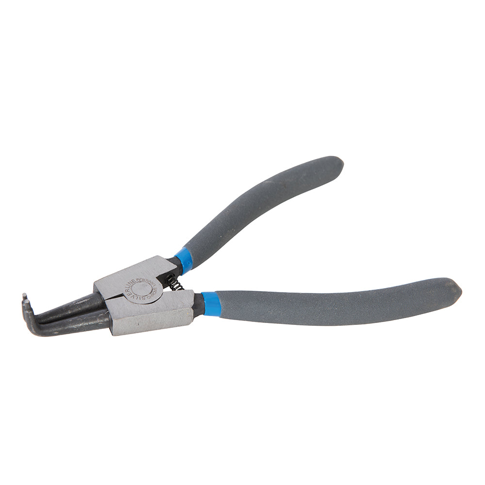 Silverline Bent External Circlip Pliers 180mm