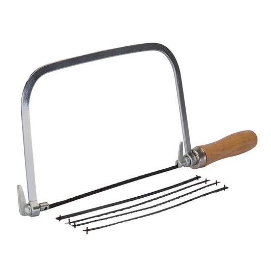 Silverline Coping Saw & 5 Blades 170mm