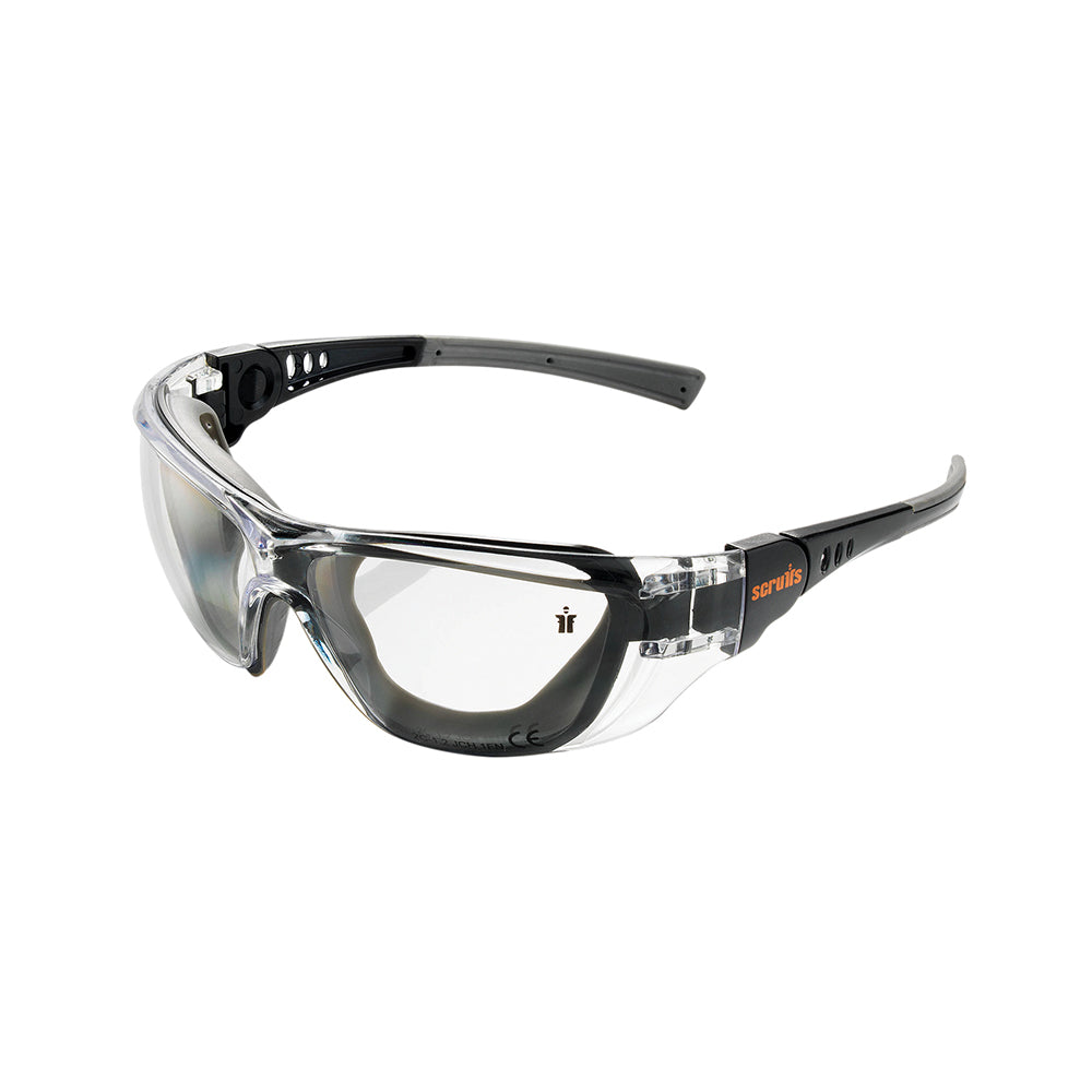 Scruffs Falcon Safety Glasses Black