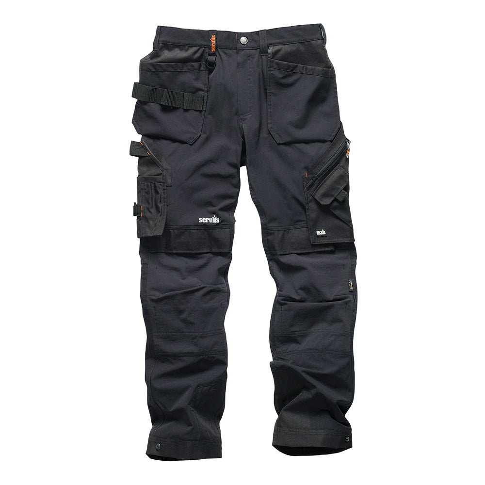 Scruffs Pro Flex Plus Holster Trousers Black 30S