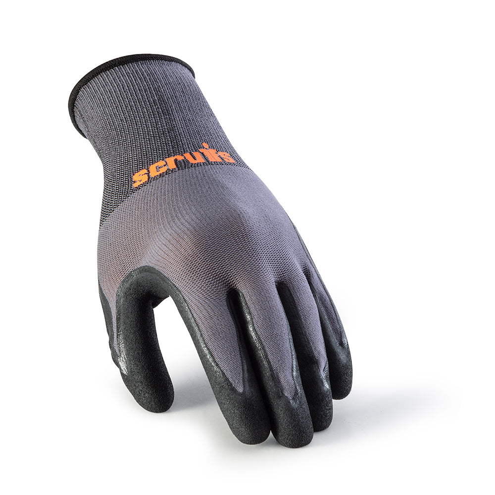 Scruffs Worker Gloves Grey 5pk S / 7