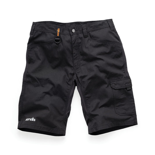 Scruffs Trade Flex Shorts Black 28" W