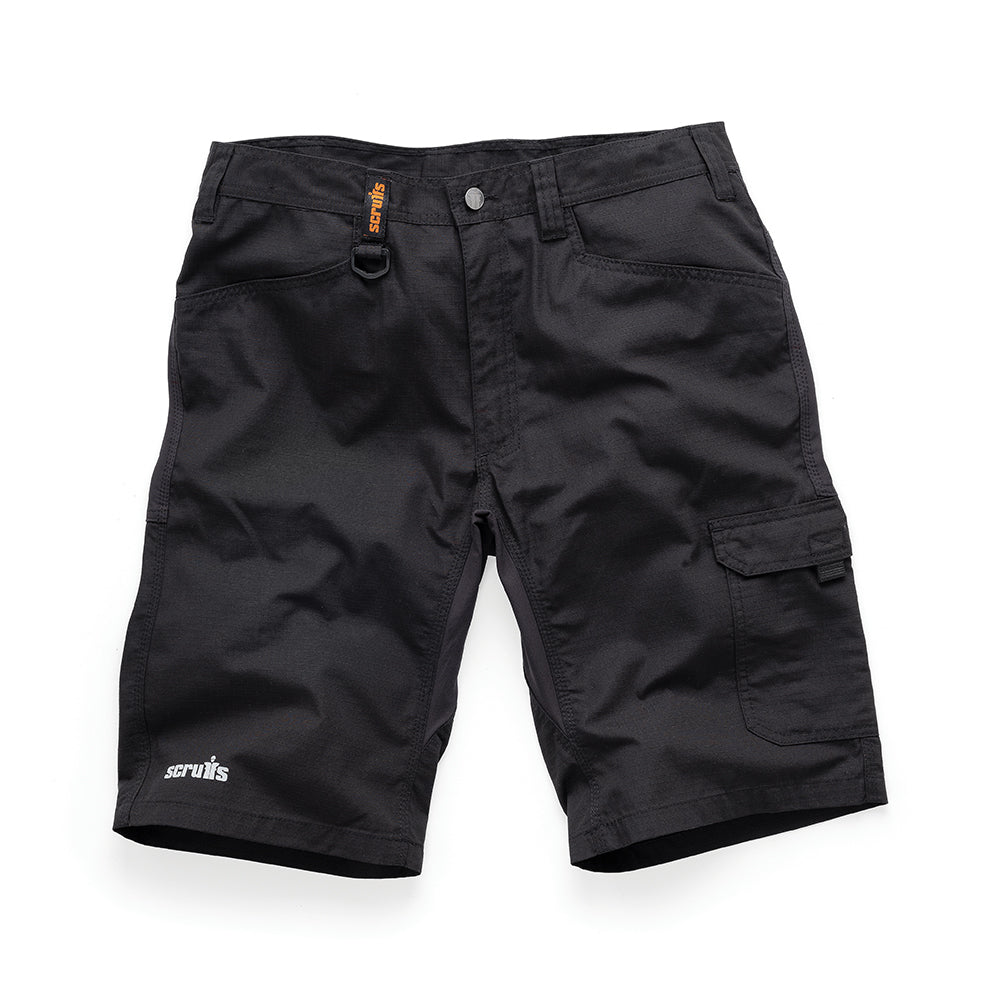 Scruffs Trade Flex Shorts Black 33" W