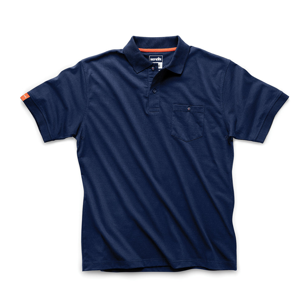 Scruffs Eco Worker Polo Navy XXXL