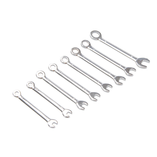 King Dick Combination Spanner Set Miniature Metric 8pce 4 - 9mm